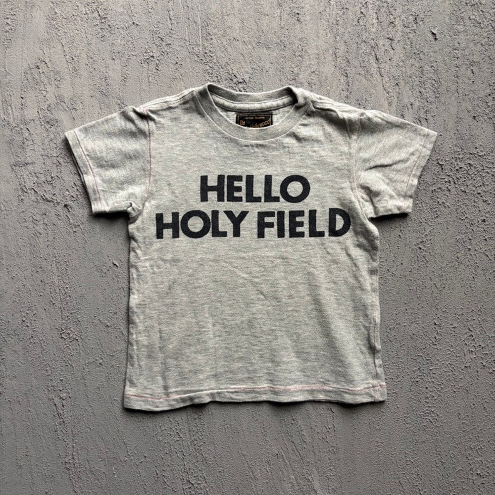 Go To Hollywood T Shirt Medium 120CM Grey Hello Holy Field Japan Baby Tee